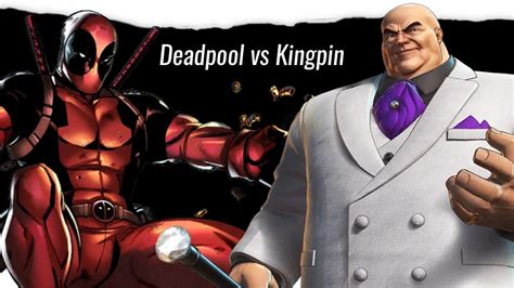 Cause if so then, all penguin has to do is hire deathstrokedeadshot to kill fisk or vise versa (i. . Deadpool vs kingpin